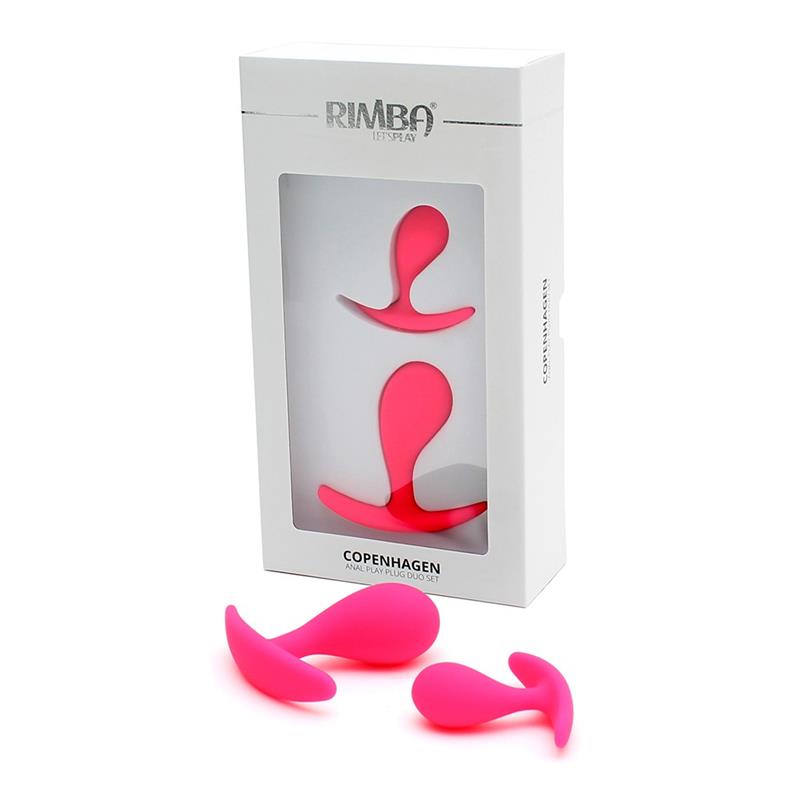 RIMBA - ANAL PLAY PLUG DUO SET COPENHAGEN PINK
