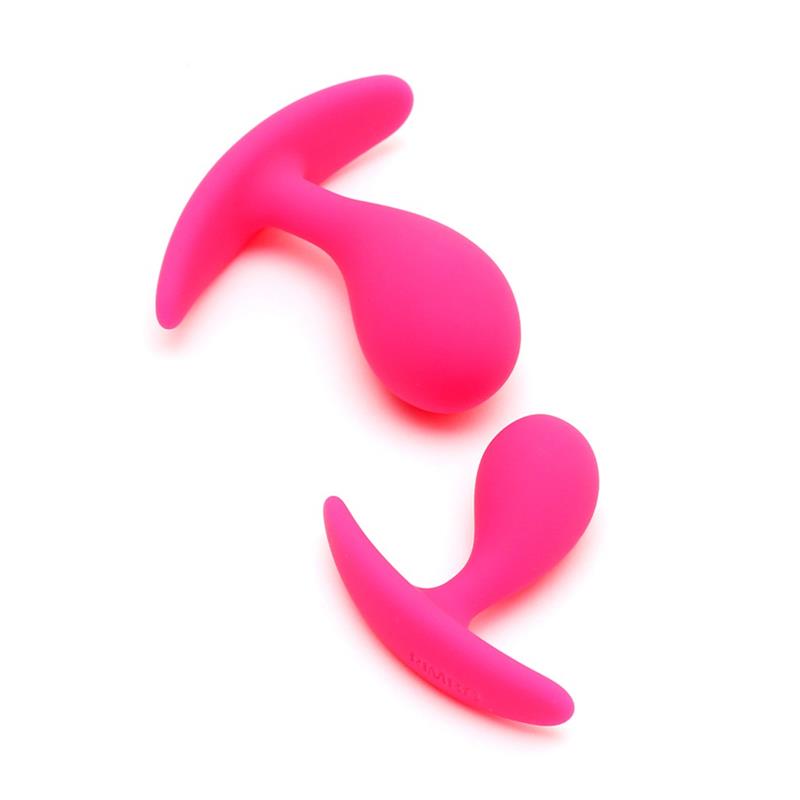 RIMBA - ANAL PLAY PLUG DUO SET COPENHAGEN PINK