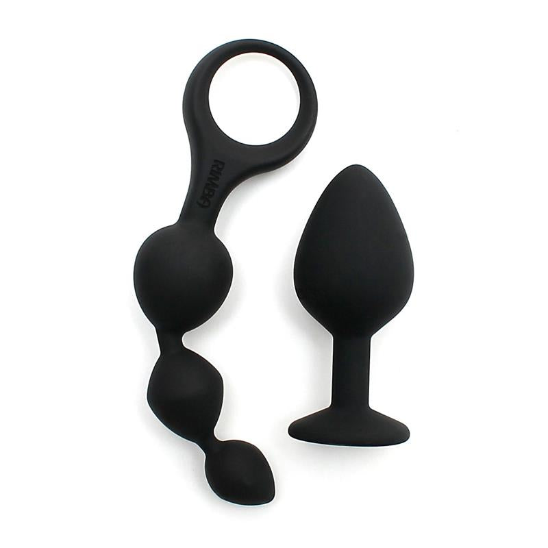 RIMBA TOYS - ANAL PLEASURE PLAY SET BARCELONA BLACK