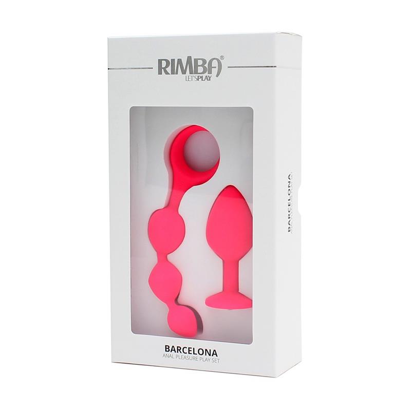 RIMBA TOYS - ANAL PLEASURE PLAY SET BARCELONA PINK