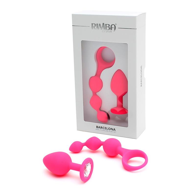 RIMBA TOYS - ANAL PLEASURE PLAY SET BARCELONA PINK