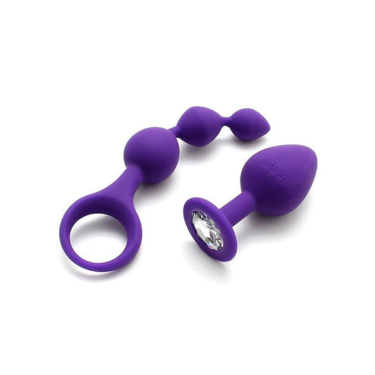 RIMBA TOYS - ANAL PLEASURE PLAY SET BARCELONA PURPLE