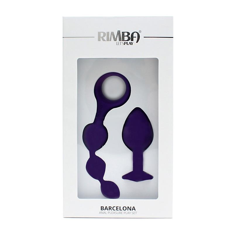 RIMBA TOYS - ANAL PLEASURE PLAY SET BARCELONA PURPLE