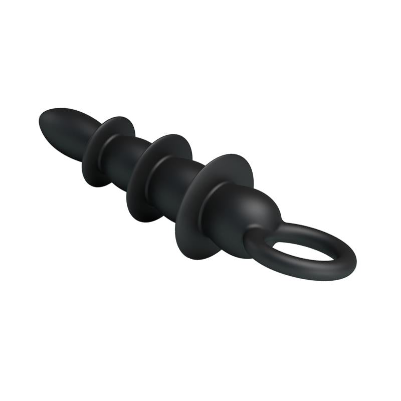 PRETTYLOVE - ANAL PLUG 3 AREAS BLACK
