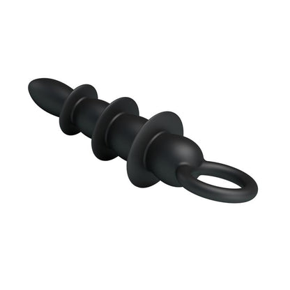 PRETTYLOVE - ANAL PLUG 3 AREAS BLACK