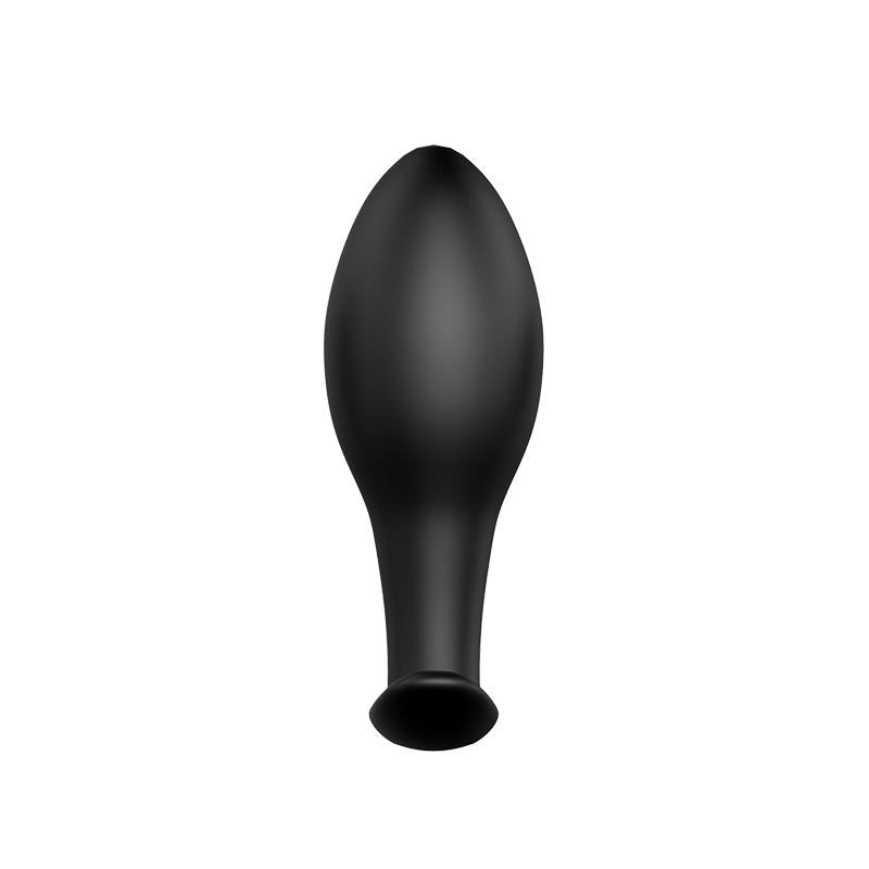 PRETTYLOVE - ANAL PLUG BLACK ANCHOR WITH REMOTE CONTROL