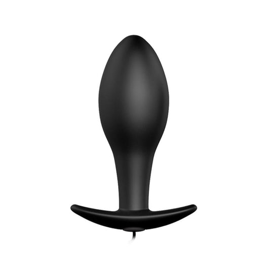 PRETTYLOVE - ANAL PLUG BLACK ANCHOR WITH REMOTE CONTROL