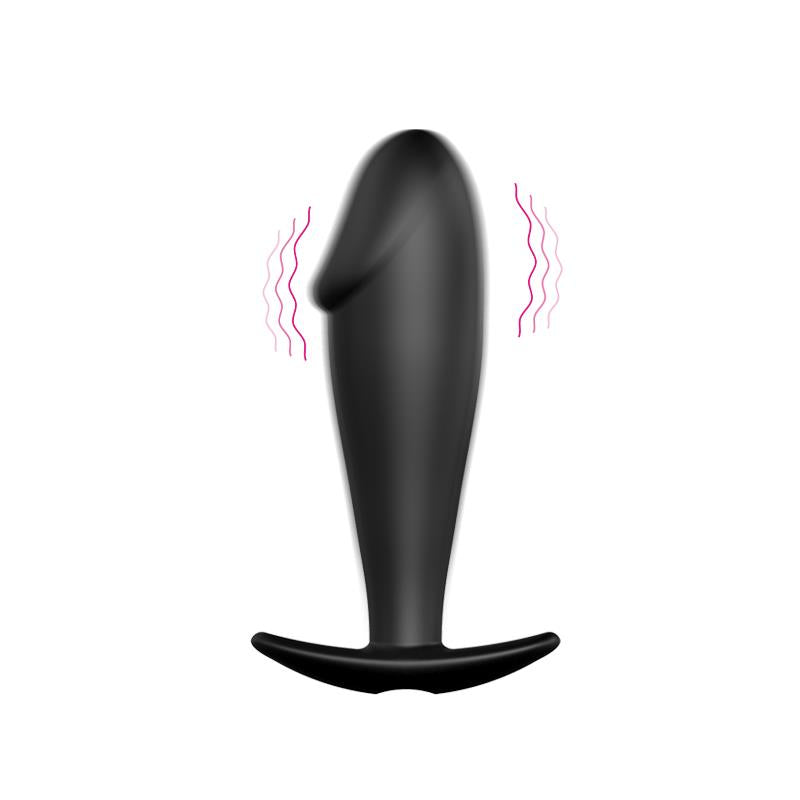PRETTYLOVE - ANAL PLUG BLACK WITH REMOTE CONTROL