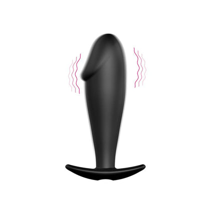 PRETTYLOVE - ANAL PLUG BLACK WITH REMOTE CONTROL