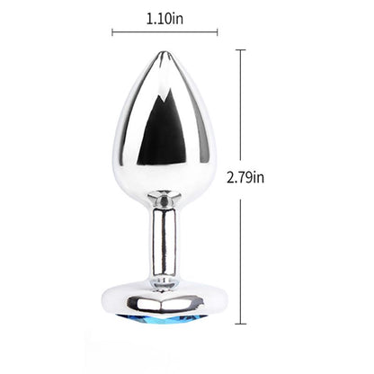 CHISA - ANAL PLUG WITH HEART GEM