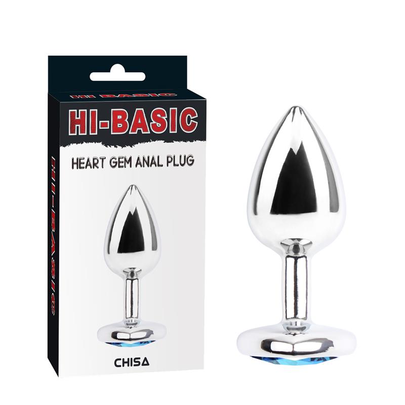 CHISA - ANAL PLUG WITH HEART GEM