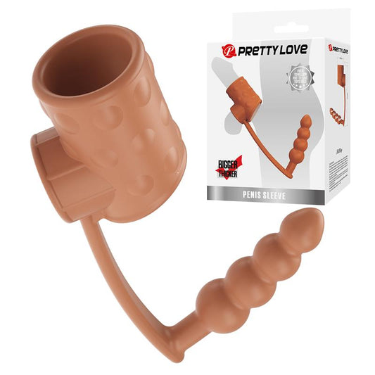 PRETTYLOVE - ANAL PLUG WITH PENIS SLEEVE