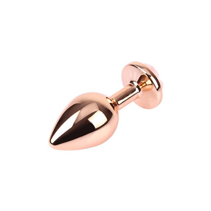 CHISA - ANAL PLUG WITH ROSE JEWEL COLOR ROSE SIZE M