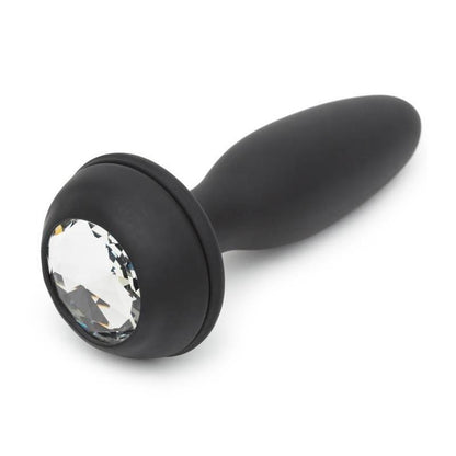 HAPPY RABBIT - ANAL PLUG WITH VIBRATION AND DOUBLE BASE PURPLE LARGE