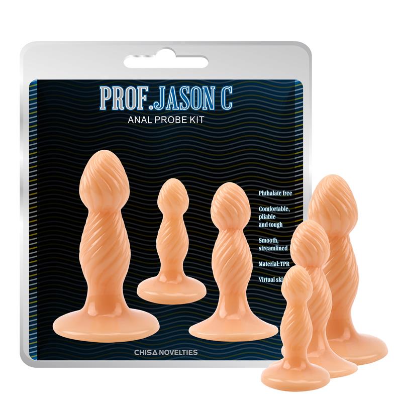 CHISA - ANAL PROBE SET OF 3 ANAL PLUGS