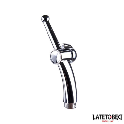 LATETOBED BDSM LINE - ANAL SHOWER WITH CLOSING SYSTEM CHROME