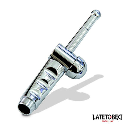 LATETOBED BDSM LINE - ANAL SHOWER WITH CLOSING SYSTEM CHROME