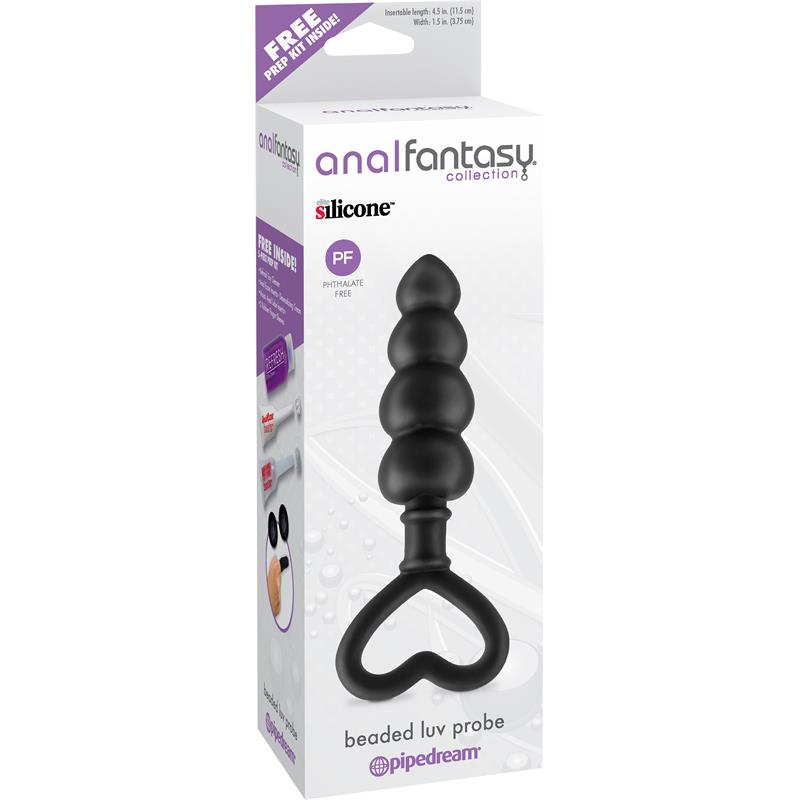 ANAL FANTASY COLLECT. - ANAL STIMULATOR BEADED LUV PROBE BLACK