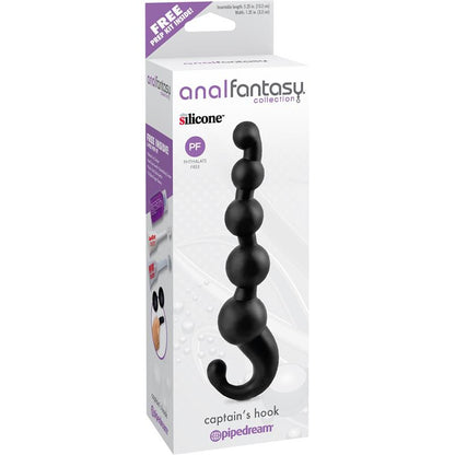 ANAL FANTASY COLLECT. - ANAL STIMULATOR CAPTAINS HOOK BLACK