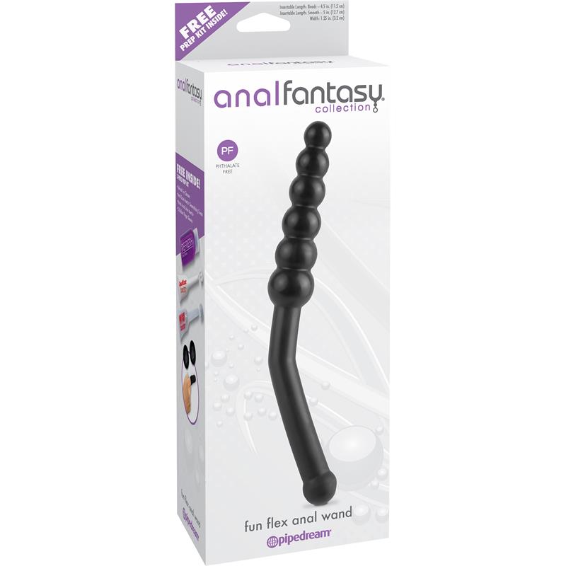 ANAL FANTASY COLLECT. - ANAL STIMULATOR FUN FLEX ANAL WAND BLACK