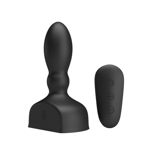 PRETTYLOVE - ANAL STIMULATOR HARRIET INFLATABLE USB SILICONE BLACK