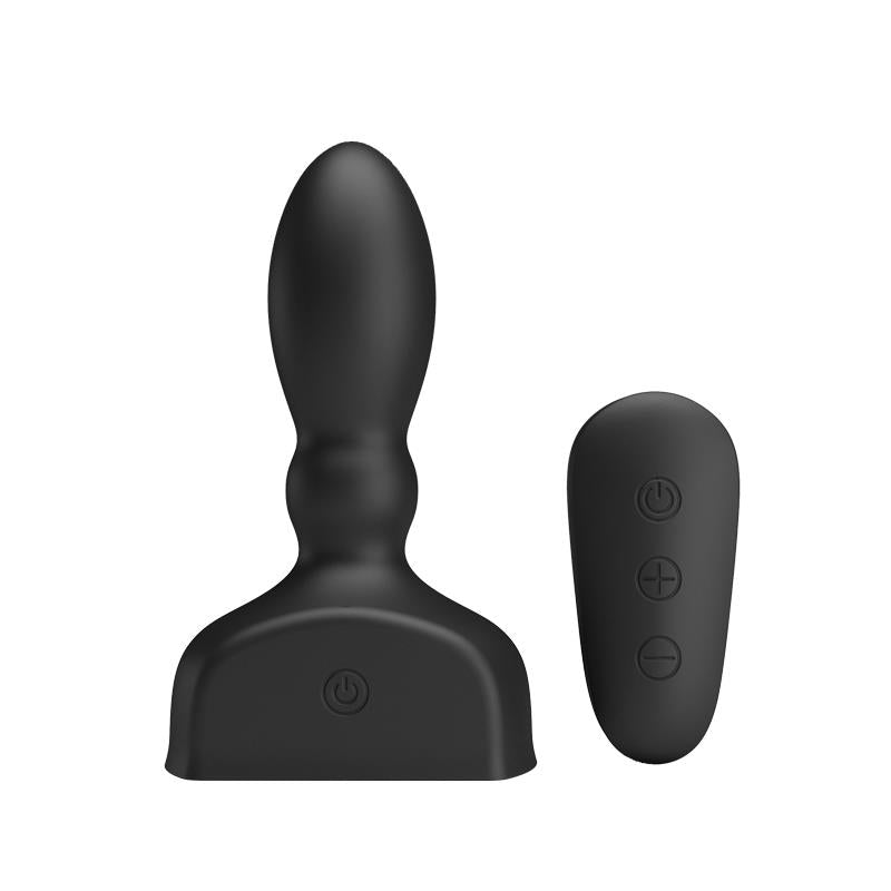 PRETTYLOVE - ANAL STIMULATOR HARRIET INFLATABLE USB SILICONE BLACK