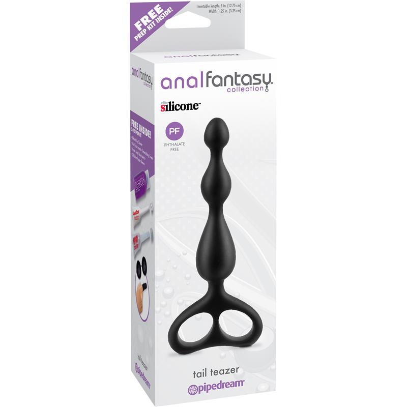 ANAL FANTASY COLLECT. - ANAL STIMULATOR TAIL TEAZER BLACK