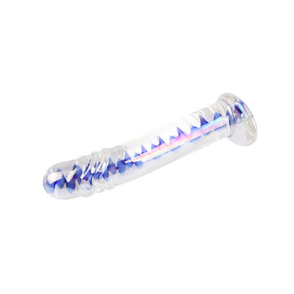 CHISA - ANAL SWIRL GLASS DILDO 6.7