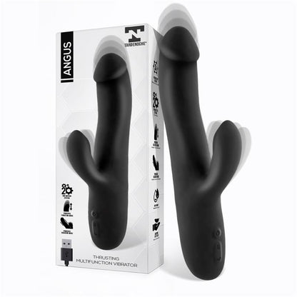 TARDENOCHE - ANGUS VIBRATOR WITH THRUSTING MOVEMENT 2 MOTORS SILICONE USB