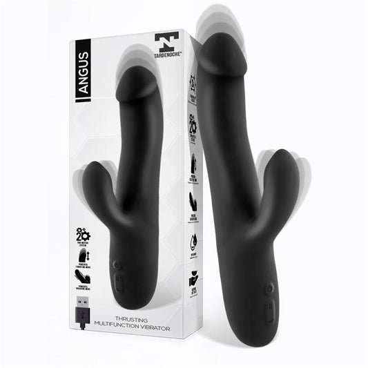 TARDENOCHE - ANGUS VIBRATOR WITH THRUSTING MOVEMENT 2 MOTORS SILICONE USB
