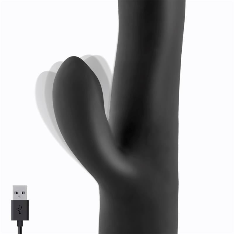 TARDENOCHE - ANGUS VIBRATOR WITH THRUSTING MOVEMENT 2 MOTORS SILICONE USB