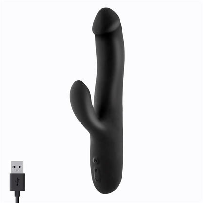TARDENOCHE - ANGUS VIBRATOR WITH THRUSTING MOVEMENT 2 MOTORS SILICONE USB