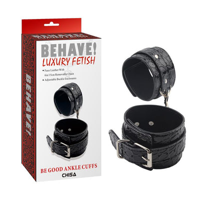 CHISA - ANKLE CUFFS BE GOOD BLACK