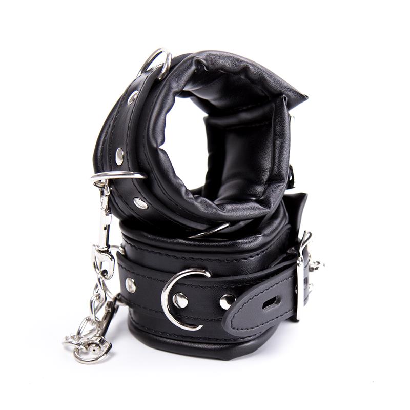 LATETOBED BDSM LINE - ANKLE CUFFS BLACK