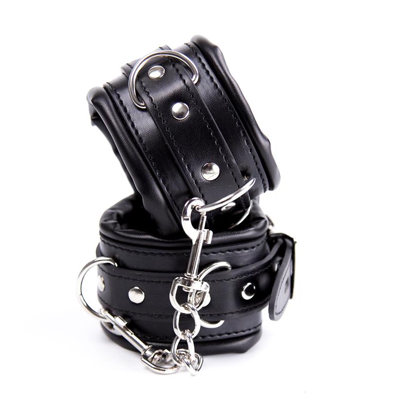 LATETOBED BDSM LINE - ANKLE CUFFS BLACK