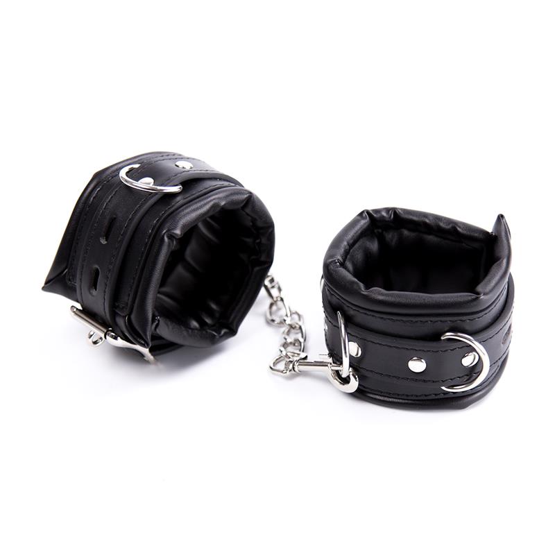 LATETOBED BDSM LINE - ANKLE CUFFS BLACK