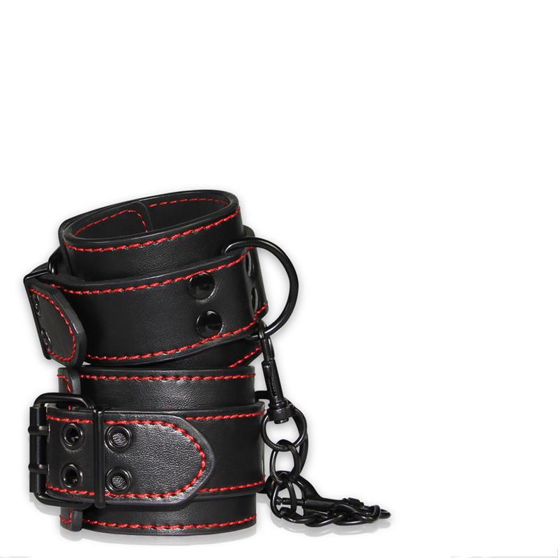 LOVETOY - ANKLE CUFFS BONDAGE BLACK