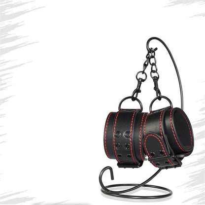 LOVETOY - ANKLE CUFFS BONDAGE BLACK