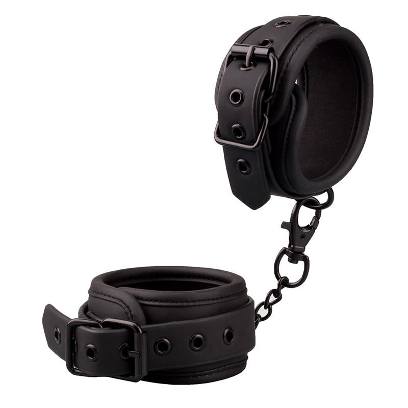 INTOYOU BLACK SHADOW - ANKLE CUFFS VEGAN LEATHER