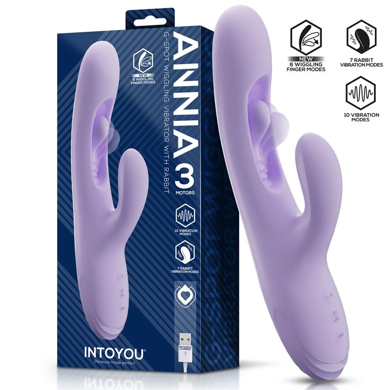 INTOYOU - ANNIA G-SPOT VIBRATOR WITH INTERNAL WIGGLING