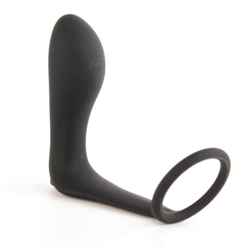 TARDENOCHE - ANSEL ANAL PLUG WITH VIBRATION AND COCK RING USB SILICONE