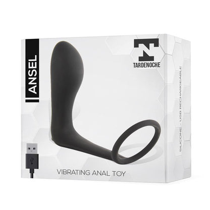 TARDENOCHE - ANSEL ANAL PLUG WITH VIBRATION AND COCK RING USB SILICONE