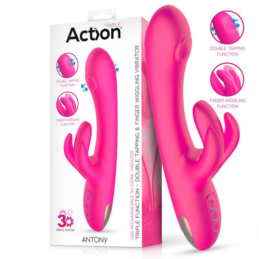 ACTION - ANTONY DOUBLE TAPPING AND FINGER WIGGLING VIBE