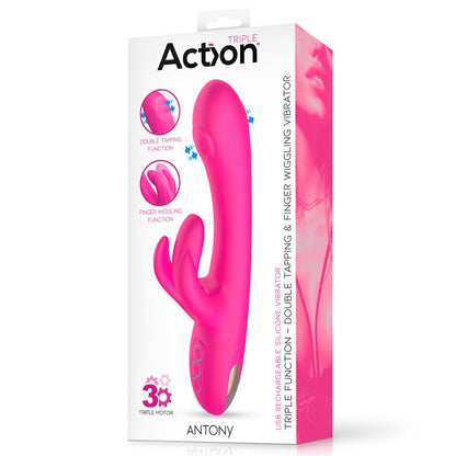 ACTION - ANTONY DOUBLE TAPPING AND FINGER WIGGLING VIBE