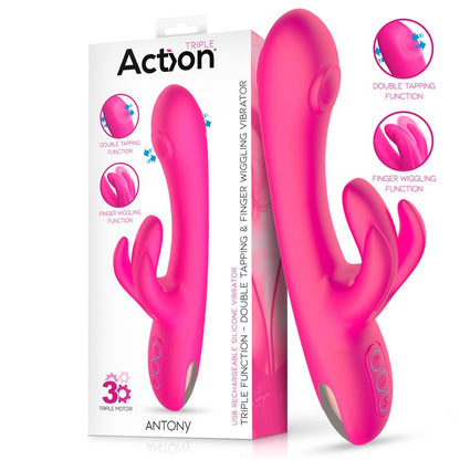 ACTION - ANTONY DOUBLE TAPPING AND FINGER WIGGLING VIBE