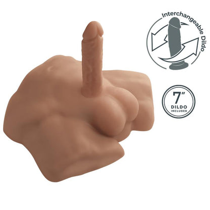 SILEXD - APOLLO S HALF TORSO LIQUID SILICONE CARAMEL 7