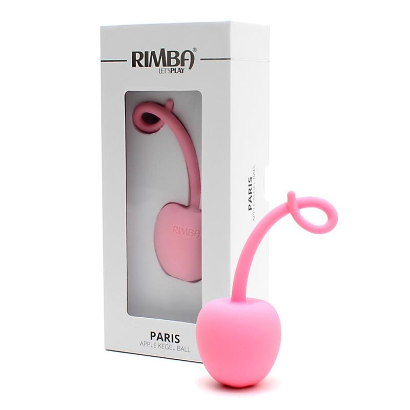 RIMBA TOYS - BOLA KEGEL EN FORMA DE MANZANA PARIS ROSA CLARO