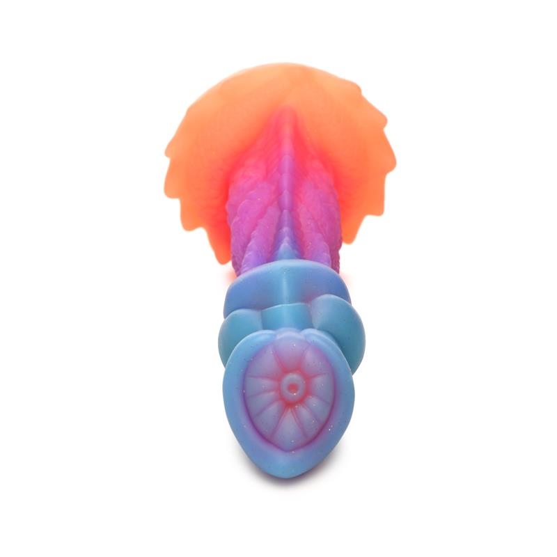 CREATURE COCKS - AQUA-COCK GLOW-IN-THE-DARK SILICONE DILDO