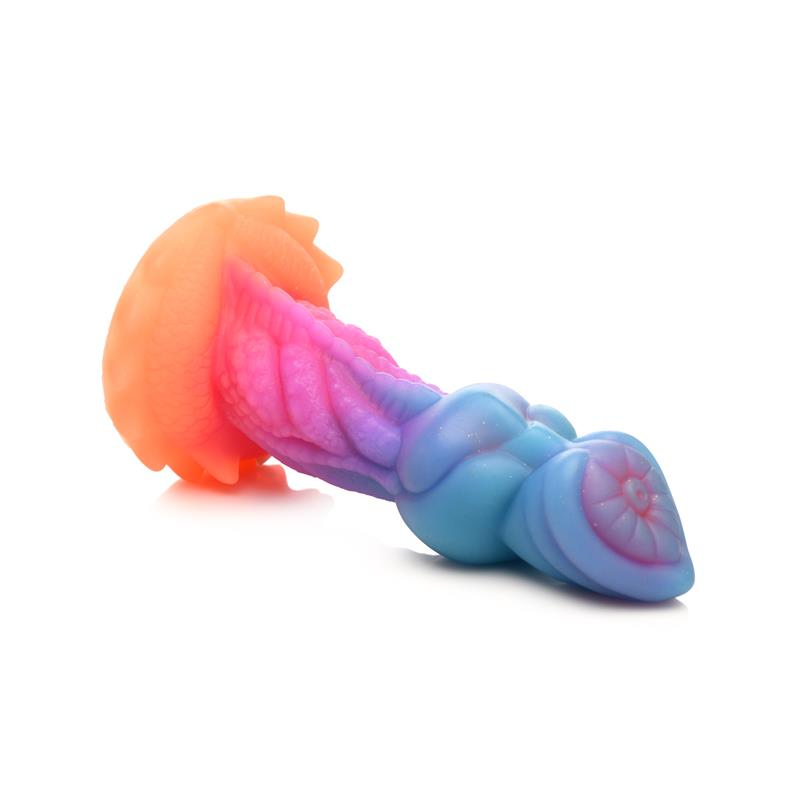 CREATURE COCKS - AQUA-COCK GLOW-IN-THE-DARK SILICONE DILDO