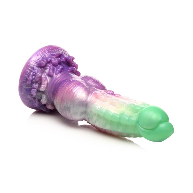 CREATURE COCKS - AQUA PHOENIX SILICONE DILDO